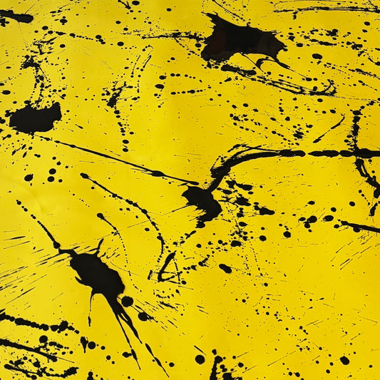 Yellow-Black Splatter